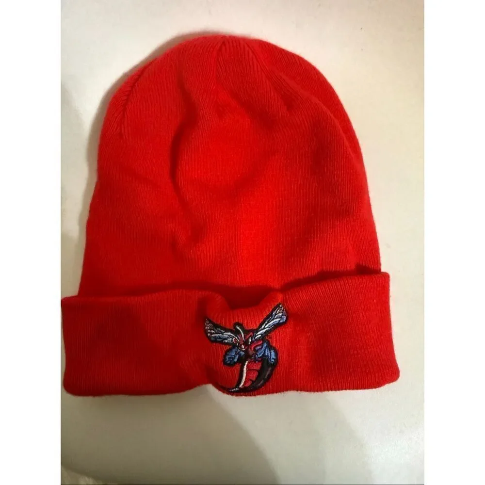 Nike Unisex Team Sideline Delaware State University Hornets Beanie Hat Red OS